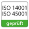 Geeignet für Managementsysteme nach ISO 14001:2015 und ISO 45001:2018