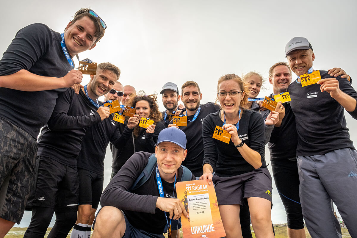 ragnar relay wattenmeer staffellauf hamburg st peter ording quentic team running video